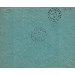 GRAND LIBAN - PA 1 A 4 SUR LETTRE DE RAYAK POUR DEIR-EZ-ZOR - POSTE AUX ARMEES *613* DE DEIR-EZ-ZOR LE 15-3-1924.