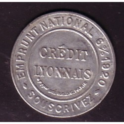 No138 - TIMBRE MONNAIE - CREDIT LYONNAIS.