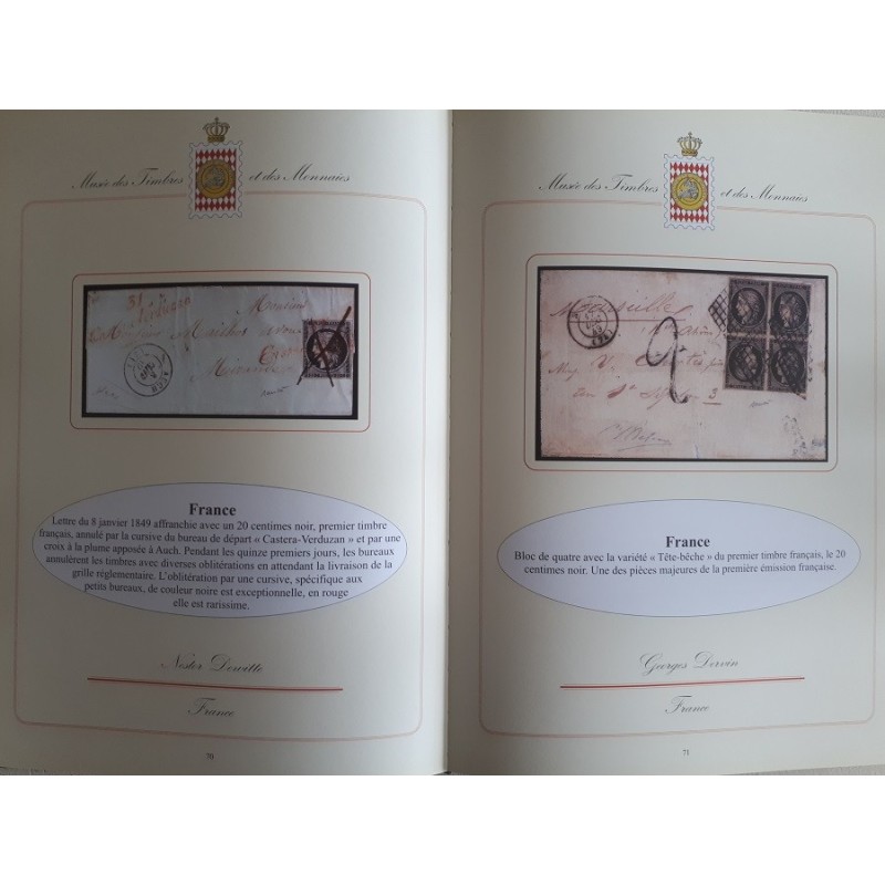 MONACO CATALOGUE DE L'EXPOSITION DES 100 TIMBRES ET DOCUMENTS