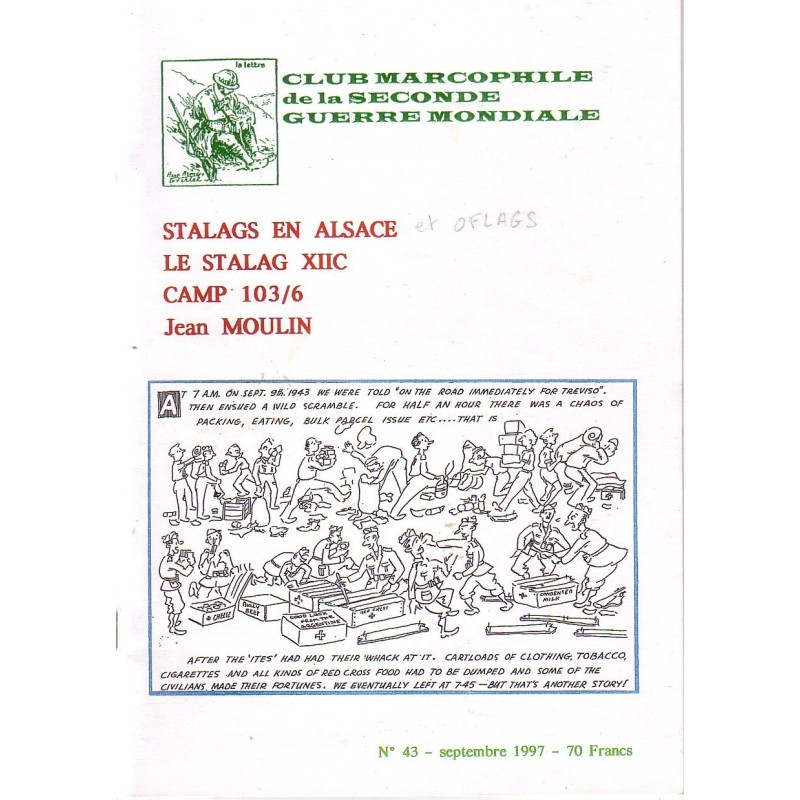 CLUB MARCOPHILE DE LA SECONDE GUERRE MONDIALE - No43 - SEPTEMBRE 1997.