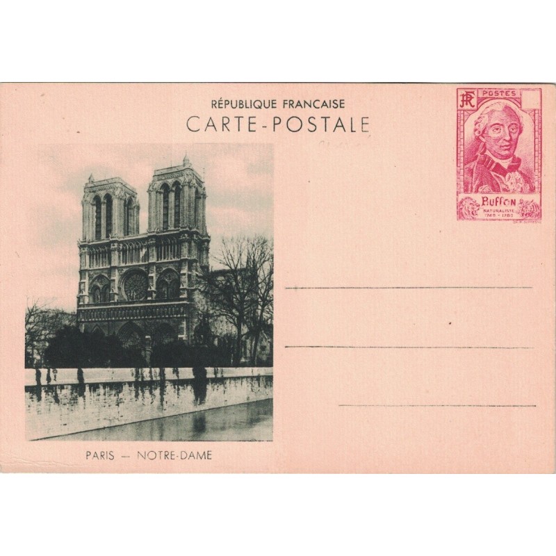 BUFFON - CARTE-POSTALE NEUVE - NON EMIS - VUE DE PARIS NOTRE DAME - TRES RARE - COTE 1150€.