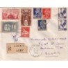 ALGERIE - ALGER RP - ALGER - SUPERBE LETTRE RECOMMANDEE DU 14-6-1956.