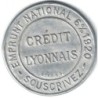 No0138 - CREDIT LYONNAIS - SEMEUSE 10c ROUGE (P1).