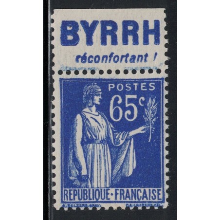No0365 - TYPE PAIX 65C AVEC BANDE PUB BYRRH (P1).