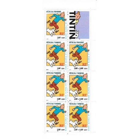 BC3305 - FETE DU TIMBRE 2000 - TINTIN - CARNET NON PLIE.
