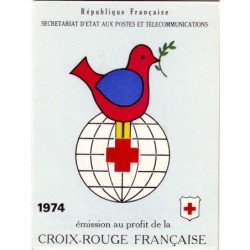 CROIX ROUGE - CARNET DE 1974.