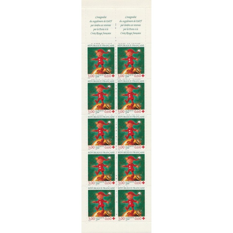 CROIX ROUGE - CARNET DE 1998.