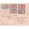 MADAGASCAR - TANANARIVE RP - 11-7-1928 - AFFRANCHISSEMENT AVEC FILANZANNE.