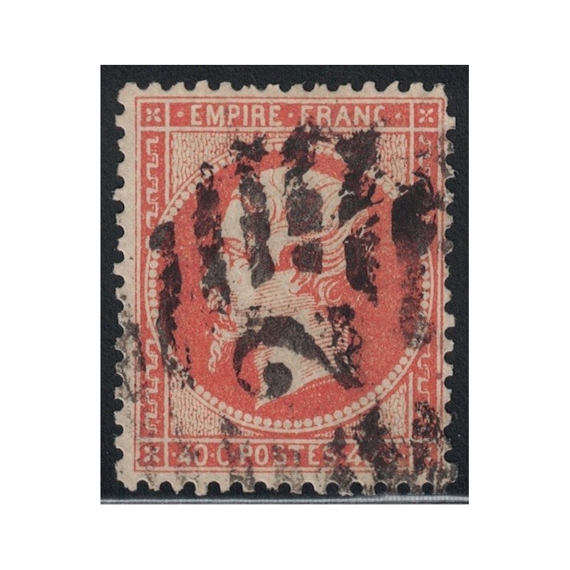 No023 - 40c EMPIRE - CACHET ESPAGNOL GROS CHIFFRES.