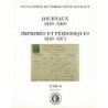 JOURNAUX 1849-1869 - IMPRIMES ET PERIODIQUES 1849-1871 - TOME II.