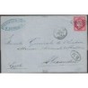 CERES - N°57 - OBLITERATION GC5080 - EGYPTE - ALEXANDRIE - BM MARITIME LIGNE TOURNANTE DE MEDITERRANEE - 26-1-1874.