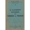 LE CLASSEMENT RATIONNEL DES TIMBRES DE FRANCE - GEORGES BRUNEL - 1941 (P1)