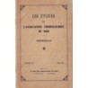 LES ETUDES DE L'ASSOCIATION TIMBROLOGIQUE DU MIDI - MARSEILLE - CAHIER No1 - 1949 (P1)