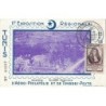 TUNISIE - TUNIS - JOURNEE DU TIMBRE 1947 - LOUVOIS- CARTE SPECIALE 1er EXPOSITION AERO PHILATELIQUE.