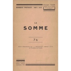 SOMME - MARQUES POSTALES (1698-1876) - VINCENT FLICK - 1955.