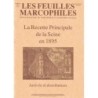 LES FEUILLES MARCOPHILES - PARIS - RECETTE PRINCIPALE DE LA SEINE EN 1895 - 1994.