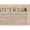 TARN ET GARONNE - SAGE 1c - ANNULATION TYPO SUR JOURNAL COMPLET DU 1-7-1894.