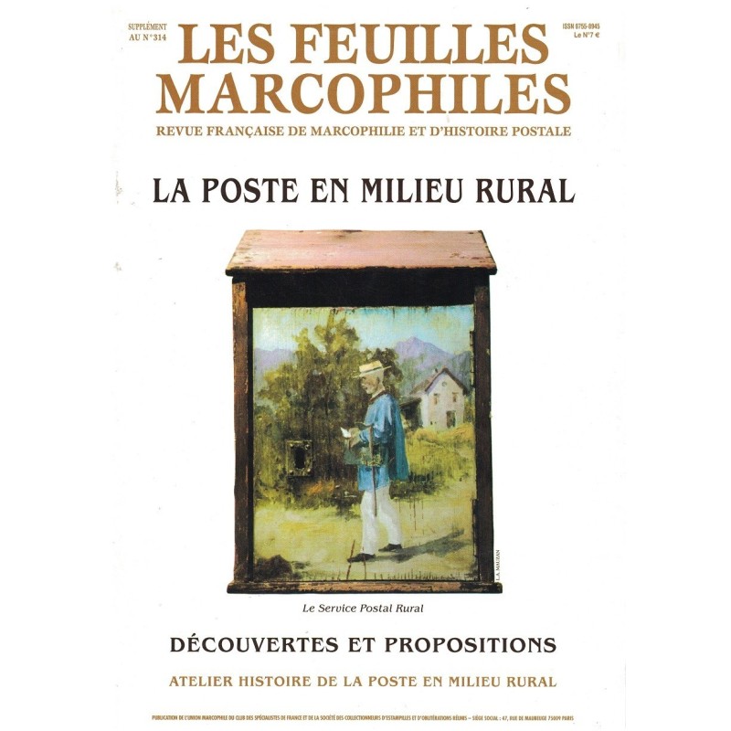 LA POSTE EN MILIEU RURAL - FM N°314 - 2003.