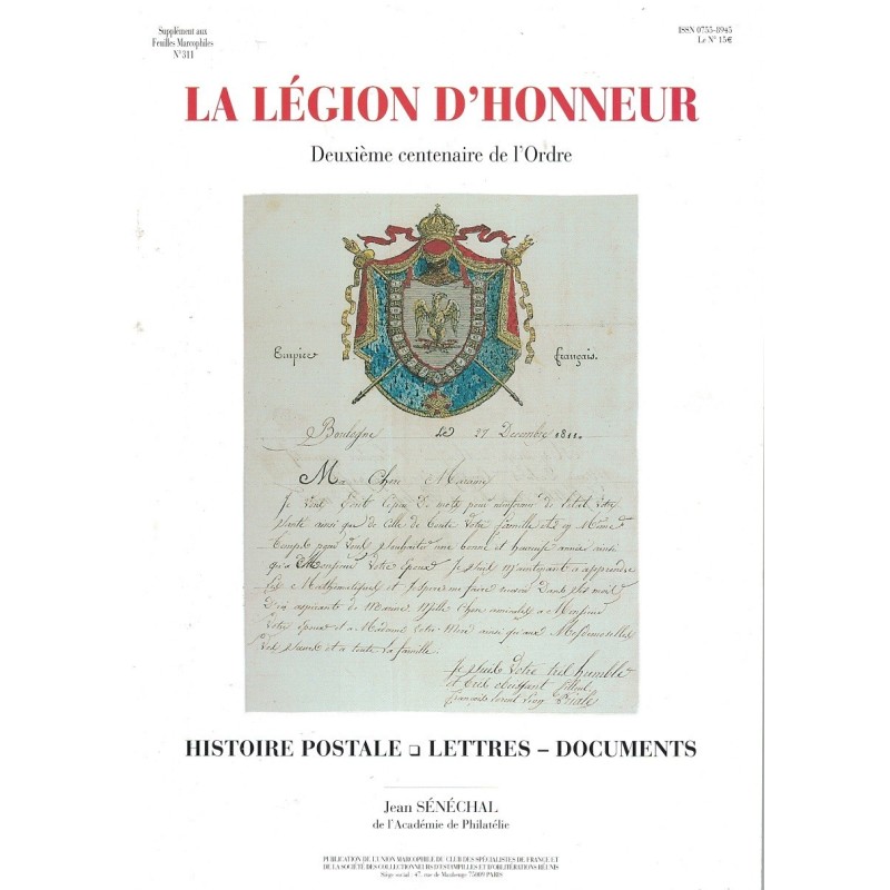 LA LEGION D'HONNEUR - J.SENECHAL - FM N°311SUP - 2002.