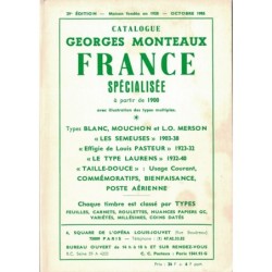 FRANCE SPECIALISEE A PARTIR DE 1900 - GEORGES MONTEAUX - 1985.