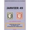 JANVIER 1849 - INVENTAIRE DES LETTRES DE JANVIER 1949 - COMPLEMENT A L'INVENTAIRE - 2004.
