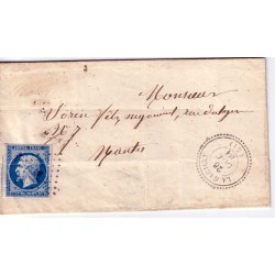 MORBIHAN - LA GACILLY - CAD T22 26-10-1861 No14 OBL.PC1357.