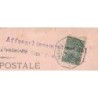 MADAGASCAR - MOITIE DE SEMEUSE - GRIFFE SPECIALE "AFFRANCHISSEMENT SPECIAL FAUTE DE TIMBRES" - CACHET PAQUEBOT - 14-11-1905.