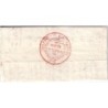 HAUTE GARONNE - FRANCHISE INSPECTEUR DES POSTES AU VERSO CACHET ROUGE INSPECTEUR DES POSTES HAUTES GARONNE - RARE