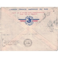 PARIS-AVIATION Sce ETRANGER - CACHET SPECIAL DU  20ème ANNIVERSAIRE FRANCE-AMERIQUE DU SUD.