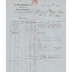 PARIS - EMPIRE - No16 - OBLITERATION ROULETTE D'ETOILES - LE 24 OCTOBRE 1855.