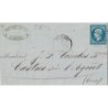 TARN - MAZAMET - No14Ah - VARIETE POSTFS - LE 6 MAI 1859 - COTE 250€.