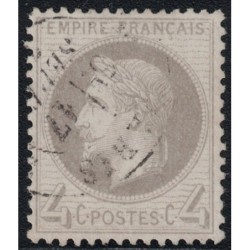 No027 - EMPIRE - 4c - OBLITERATION CACHET A DATE PARIS - SIGNATURE CALVES.