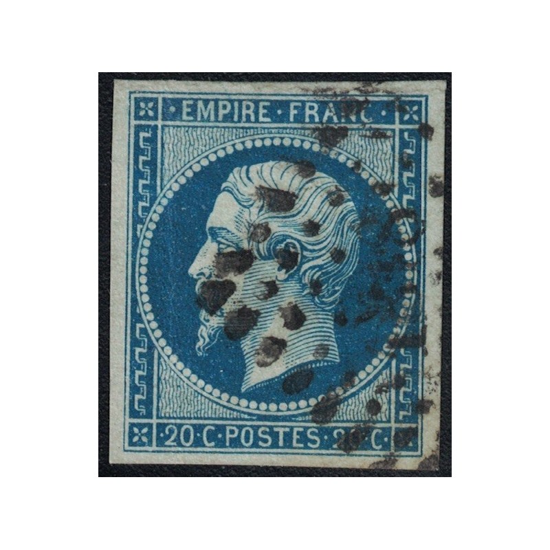 No014Ba - EMPIRE - 20c BLEU SUR VERT - SIGNATURE EXPERT.