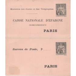 CHAPLAIN - PNEUMATIQUE - CAISSE NATIONALE D'EPARGNE - NEUF.