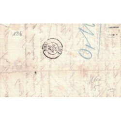 ALPES MARITIMES - NIZZA MARA - No14 OBLITERATION CACHET A DATE SARDE - 17-8-1860.