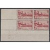 No0391 - AVIGNON - BLOC DE 4 COIN DATE - 1-6-1938 - COTE 150€..