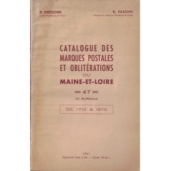 MAINE ET LOIRE - CATALOGUE...