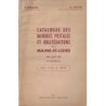 MAINE ET LOIRE - CATALOGUE DES MARQUES POSTALES ET OBLITERATIONS (1710-1876) - R.GREGOIRE & B.PASSINI - 1961.