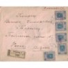 AUTRICHE - SALZBOURG - LETTRE RECOMMANDEE POUR VARNA EN BULGARIE - BEL AFFRANCHISSEMENT - 16-1-1922.