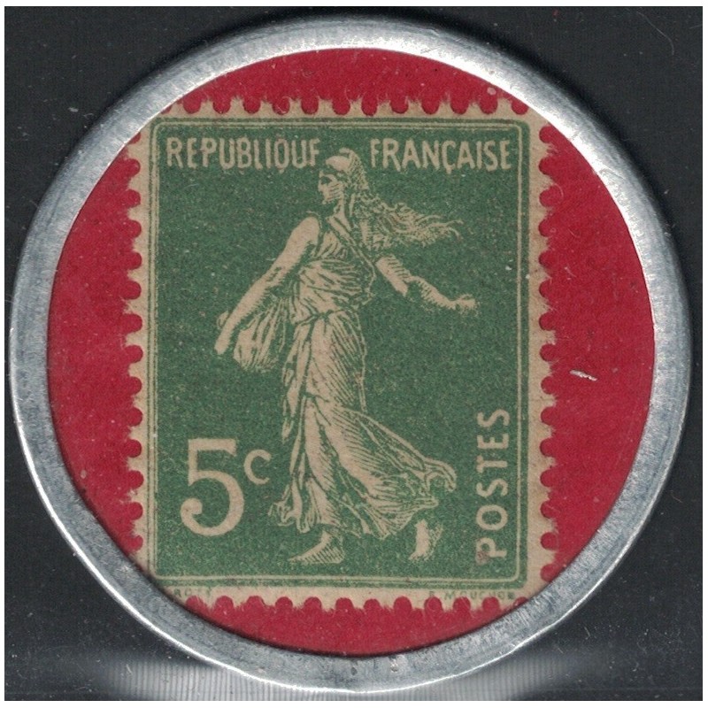 No137 - TIMBRE MONNAIE - CREDIT LYONNAIS - RHONE.