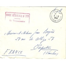 MAROC - MARAKECH-BASE AERIENNE No707-LE VAGUEMESTRE DU 6-6-1959