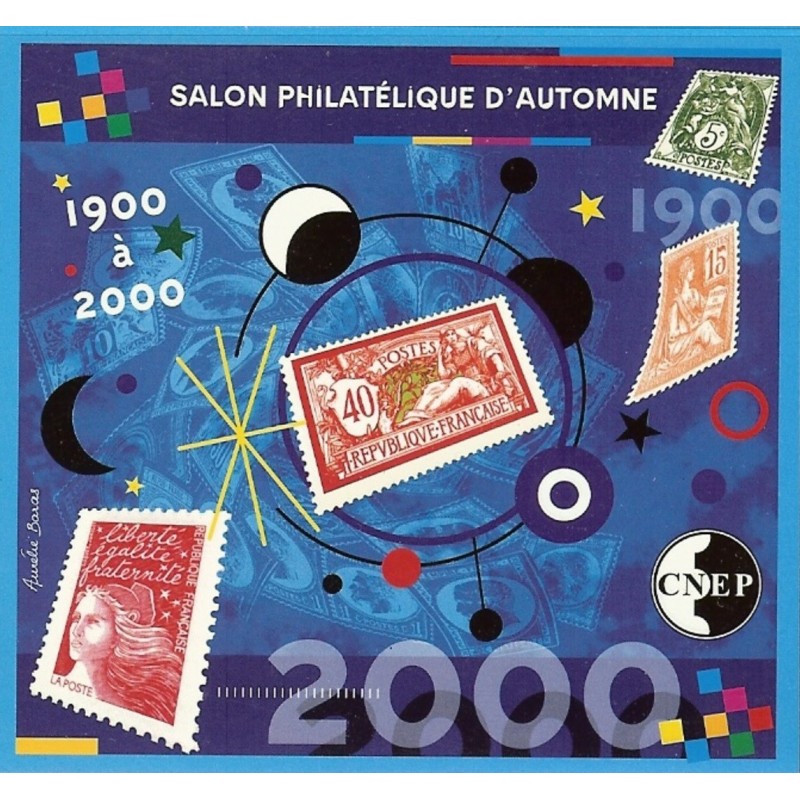 BLOC DE LA C.N.E.P No32 - SALON PHILATELIQUE D'AUTOMNE PARIS.