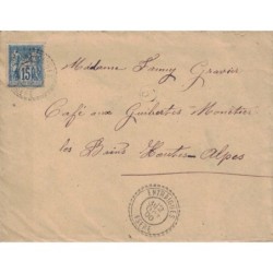 ISERE - ENTRAIGUES - T84 - 2 OCTOBRE 1900 - SAGE - No101 - BOITE RURALE SUPPLEMENTAITE C/2 DANS UN CERCLE..