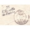 HERAULT - ST BAUZILLE DE PUTOIS 33 CURSIVE + CACHET DE GANGES.