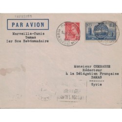 PARIS 129 -  LETTRE AVION...