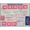 BOUCHE DU RHONE - MARSEILLE - LETTRE FM AVION POUR DAKAR SENEGAL - CACHET MILITAIRE.