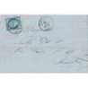 CORSE - CERES No060 - CACHET AJACCIO BAT.A VAP. (BATEAU A VAPEUR)- 19 JUILLET 1876 - RARE CACHET SUR TIMBRE.