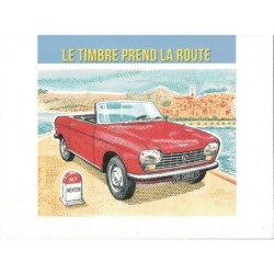 ENTIER POSTAL ILLUSTREE AU RECTO - LE TIMBRE PREND LA ROUTE - FETE DU TIMBRE 2020.