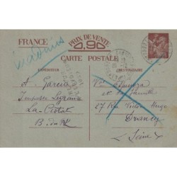 IRIS - ENTIER POSTAL 0.90 -...