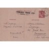 IRIS - ENTIER POSTAL 80c - MARRAKECH-GUELIZ - GRIFFE CASABLANCA POSTES AERIENNE - NOEL 1941.